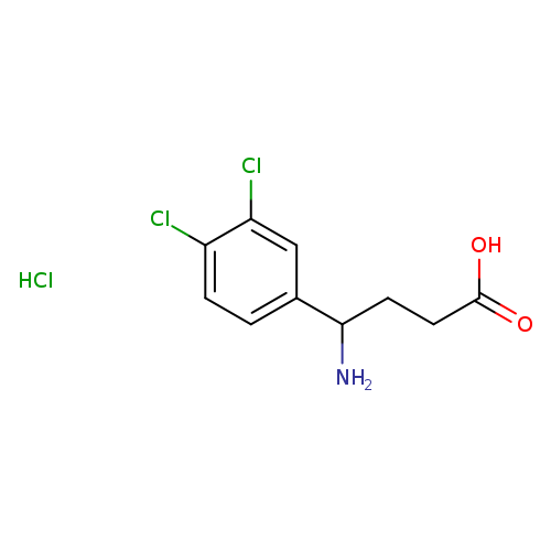 4-amino-4-(3,4-dichlorophenyl)butanoic acid hydrochloride