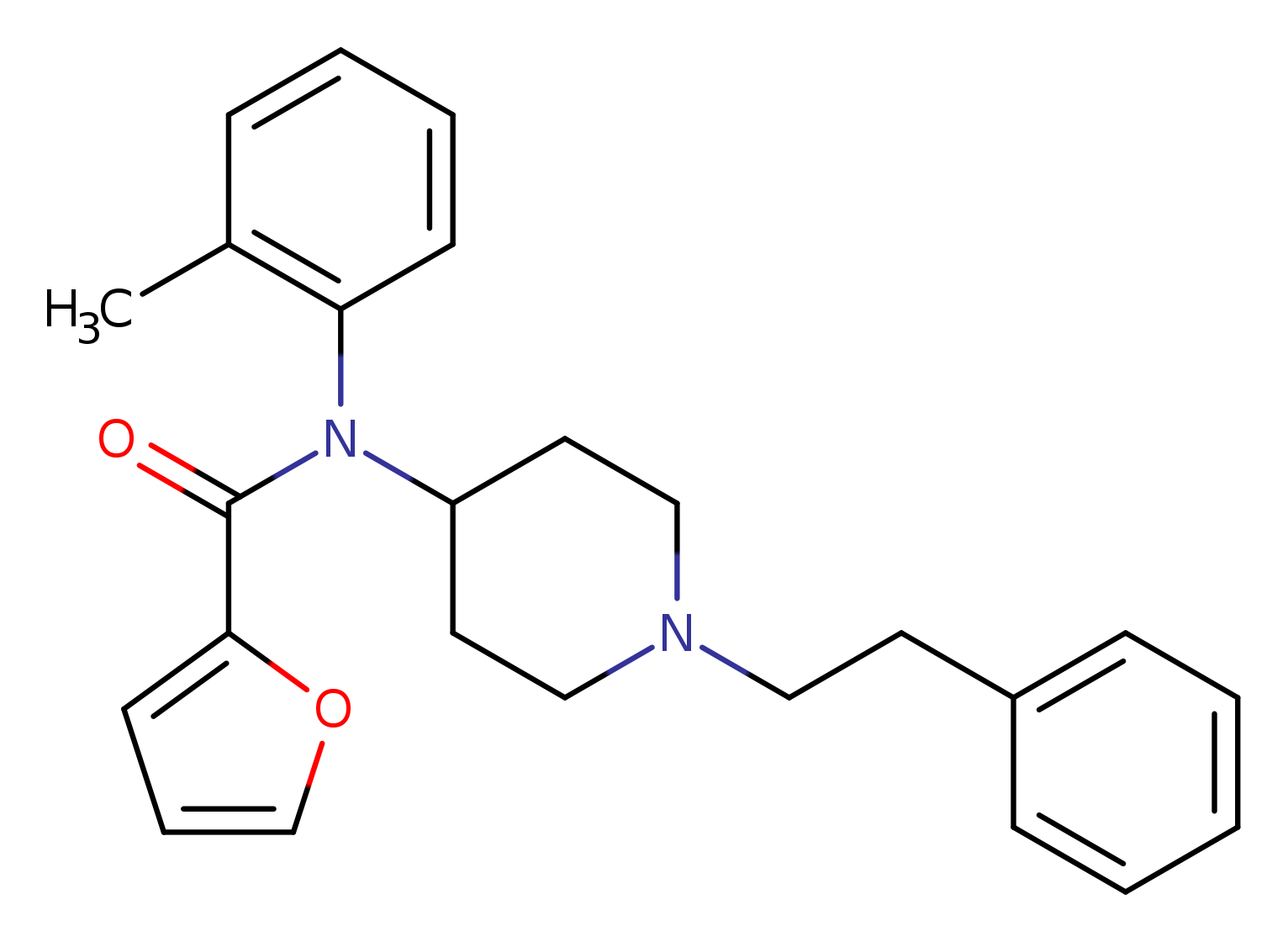 N-(1-phenethylpiperidin-4-yl)-N-(o-tolyl)furan-2-carboxamide