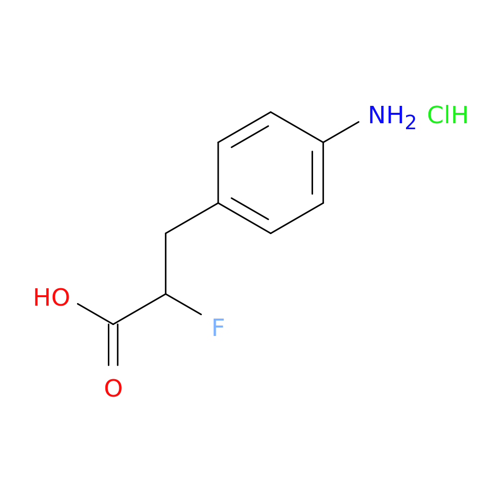 3-(4-aminophenyl)-2-fluoropropanoic acid hydrochloride