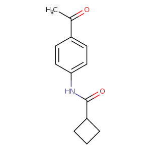 N-(4-Acetylphenyl)cyclobutanecarboxamide