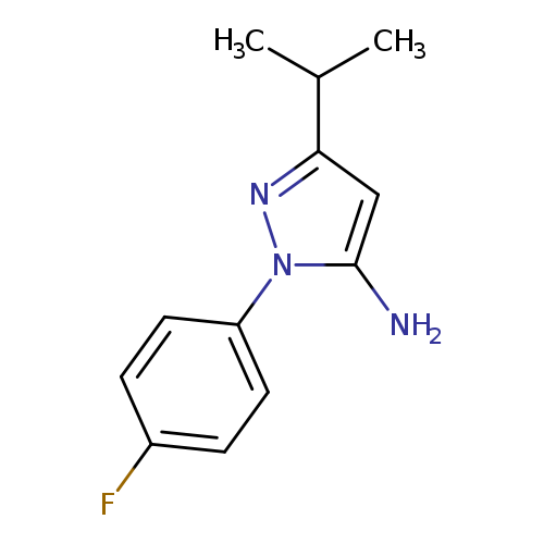 1-(4-Fluorophenyl)-3-isopropyl-1H-pyrazol-5-amine
