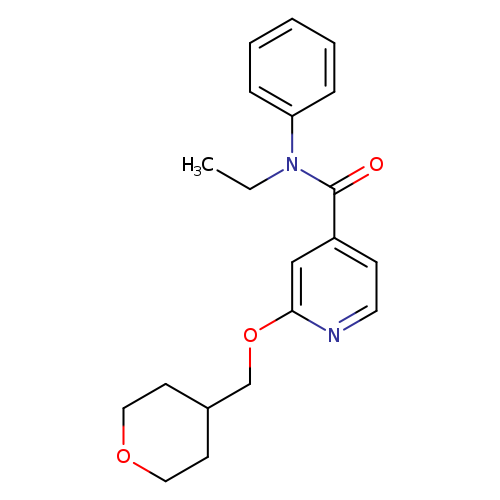 N-ethyl-2-[(oxan-4-yl)methoxy]-N-phenylpyridine-4-carboxamide