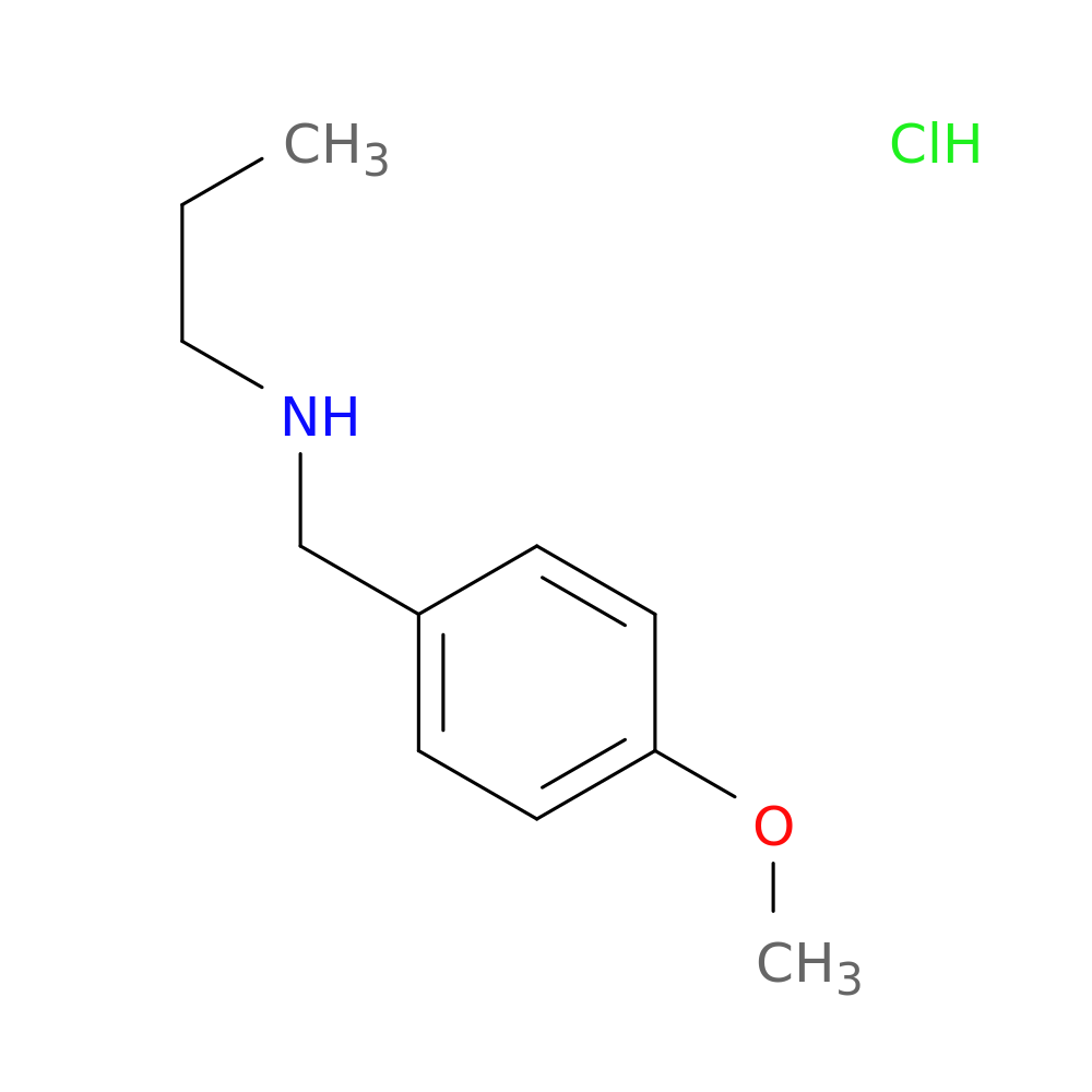 N-(4-methoxybenzyl)-1-propanamine hydrochloride