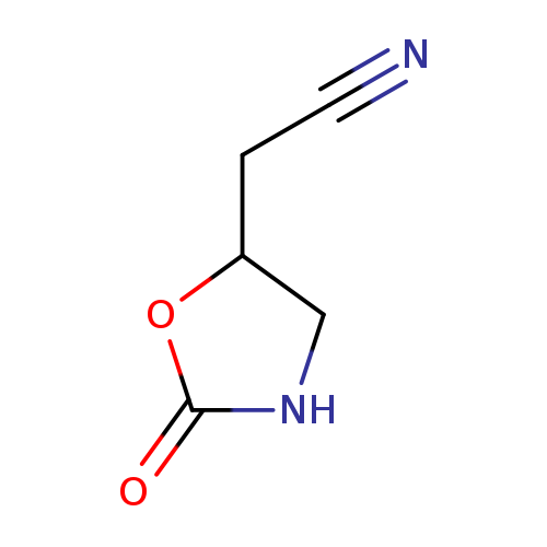 2-(2-oxo-1,3-oxazolidin-5-yl)acetonitrile