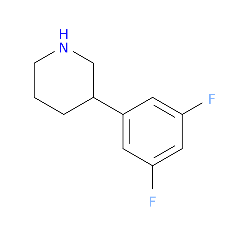 3-(3,5-Difluorophenyl)piperidine