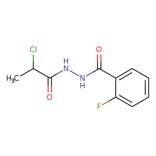 N'-(2-chloropropanoyl)-2-fluorobenzohydrazide