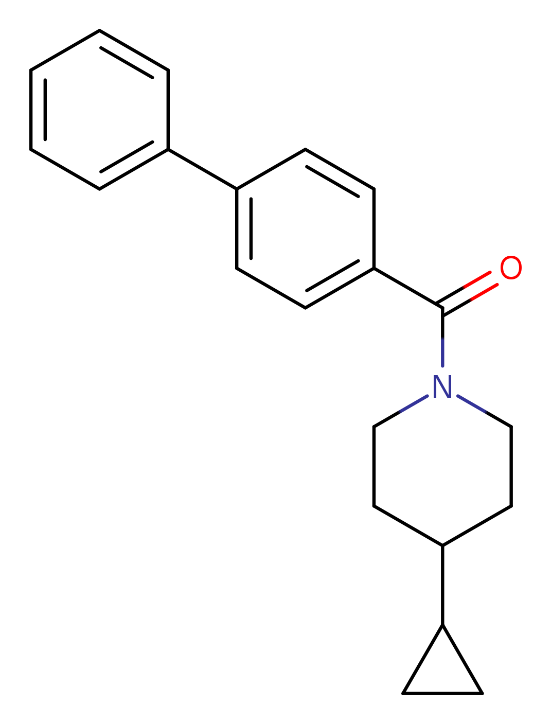 1-{[1,1'-biphenyl]-4-carbonyl}-4-cyclopropylpiperidine