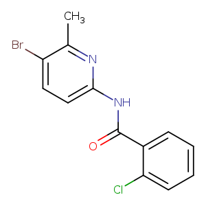 N-(5-bromo-6-methyl-2-pyridinyl)-2-chlorobenzamide