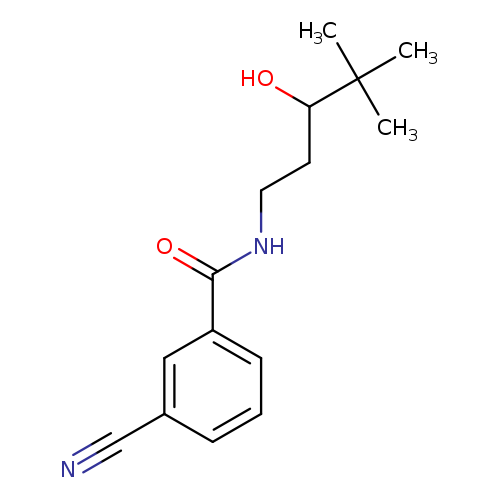 3-cyano-N-(3-hydroxy-4,4-dimethylpentyl)benzamide
