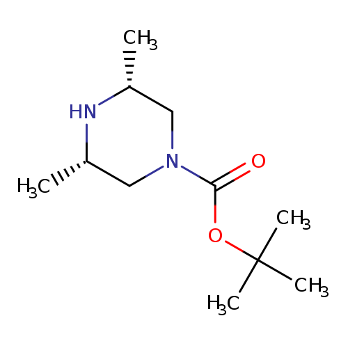 1-Piperazinecarboxylic acid, 3,5-dimethyl-, 1,1-dimethylethyl ester, (3R,5S)-rel-
