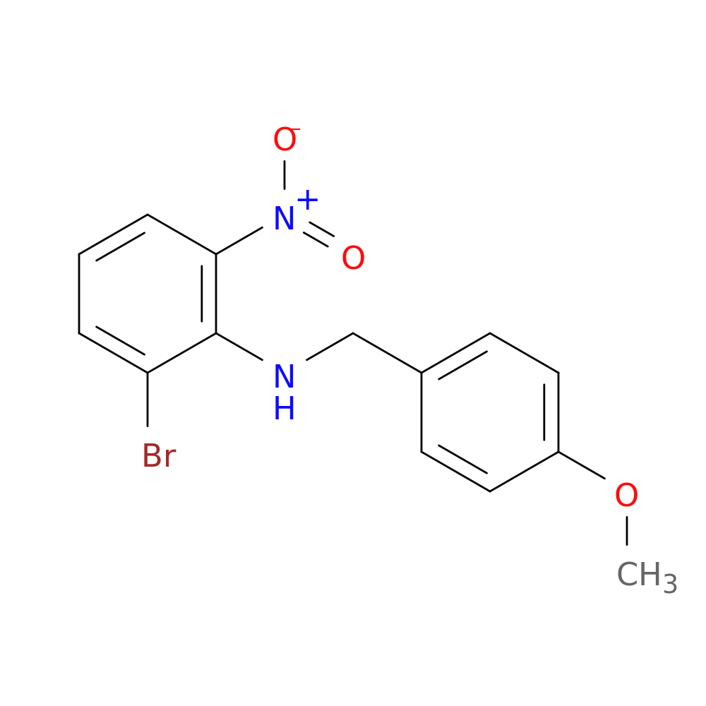 N-4-Methoxybenzyl 2-bromo-6-nitroaniline