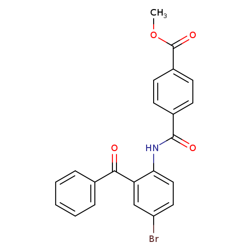 methyl 4-[(2-benzoyl-4-bromophenyl)carbamoyl]benzoate