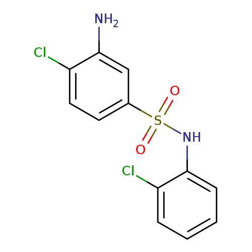 3-Amino-4-chloro-N-(2-chlorophenyl)benzenesulfonamide