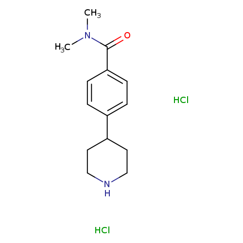 N,N-dimethyl-4-(piperidin-4-yl)benzamide dihydrochloride