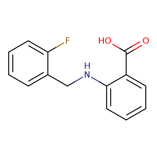 2-[(2-Fluorobenzyl)amino]benzoic acid