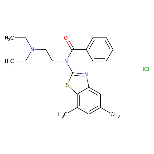N-[2-(diethylamino)ethyl]-N-(5,7-dimethyl-1,3-benzothiazol-2-yl)benzamide hydrochloride