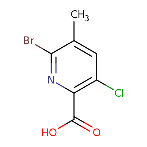 6-bromo-3-chloro-5-methylpyridine-2-carboxylicacid