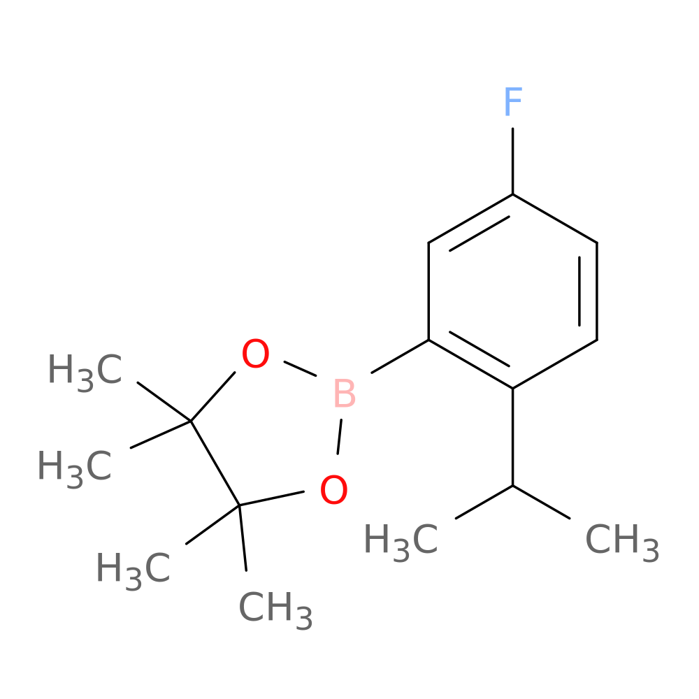 2-[5-fluoro-2-(propan-2-yl)phenyl]-4,4,5,5-tetramethyl-1,3,2-dioxaborolane