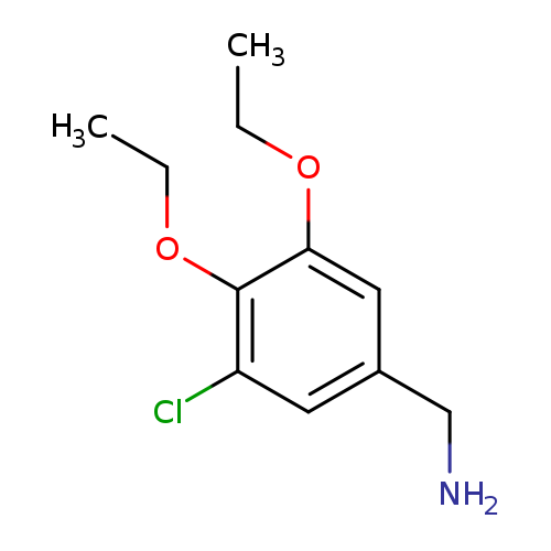 (3-chloro-4,5-diethoxyphenyl)methanamine