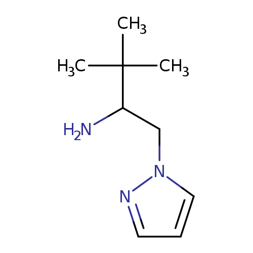 3,3-Dimethyl-1-(1H-pyrazol-1-yl)butan-2-amine hydrochloride