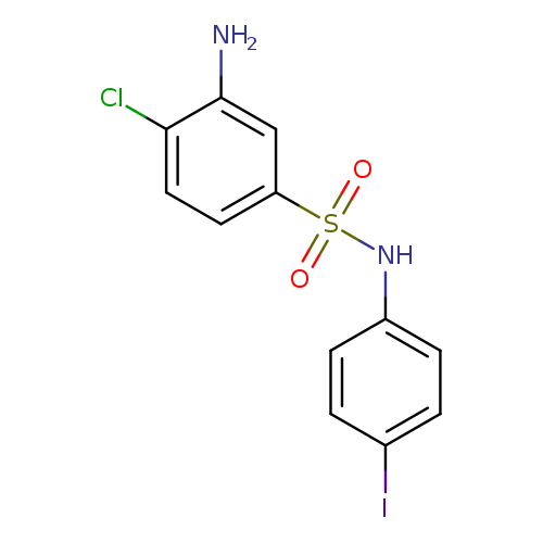 3-Amino-4-chloro-N-(4-iodophenyl)benzenesulfonamide