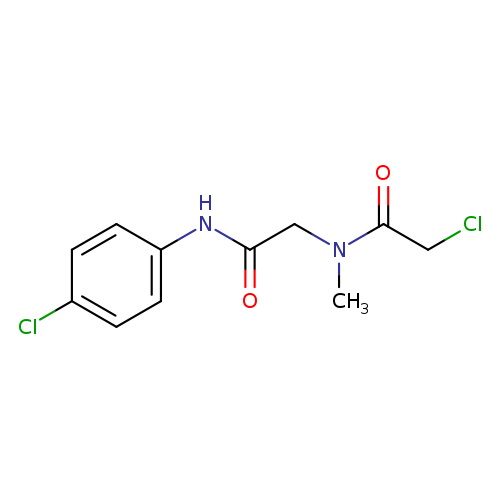 2-chloro-N-{[(4-chlorophenyl)carbamoyl]methyl}-N-methylacetamide