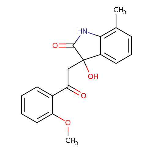 3-hydroxy-3-[2-(2-methoxyphenyl)-2-oxoethyl]-7-methyl-2,3-dihydro-1H-indol-2-one