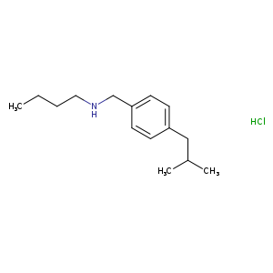 butyl({[4-(2-methylpropyl)phenyl]methyl})amine hydrochloride