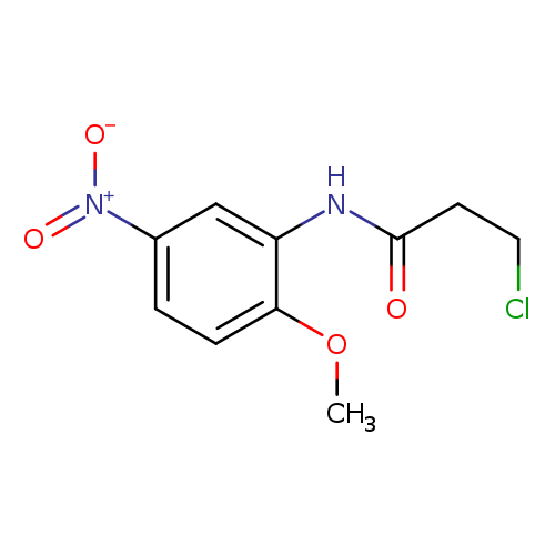3-chloro-N-(2-methoxy-5-nitrophenyl)propanamide