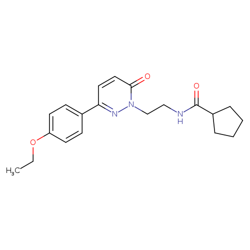 N-{2-[3-(4-ethoxyphenyl)-6-oxo-1,6-dihydropyridazin-1-yl]ethyl}cyclopentanecarboxamide