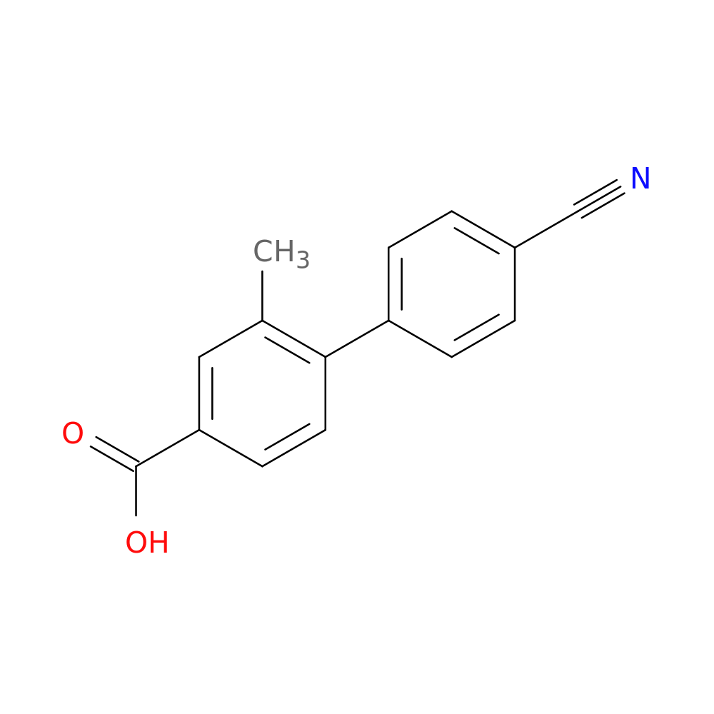 4-(4-Cyanophenyl)-3-methylbenzoic acid
