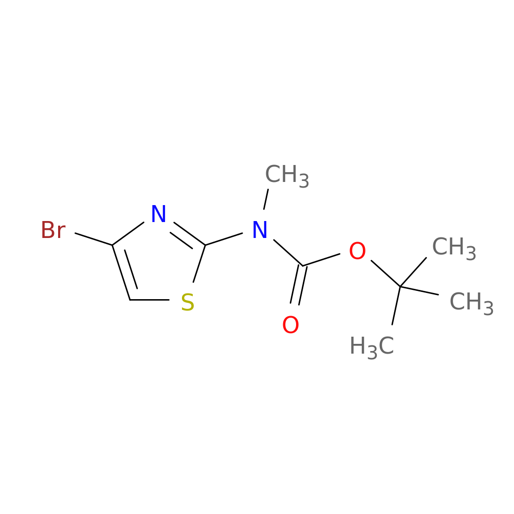 tert-Butyl (4-bromothiazol-2-yl)(methyl)carbamate