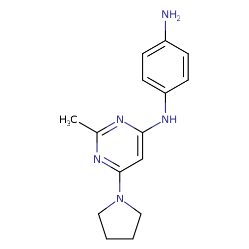 N1-(2-Methyl-6-(pyrrolidin-1-yl)pyrimidin-4-yl)benzene-1,4-diamine
