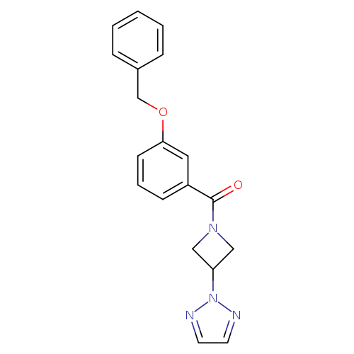 2-{1-[3-(benzyloxy)benzoyl]azetidin-3-yl}-2H-1,2,3-triazole