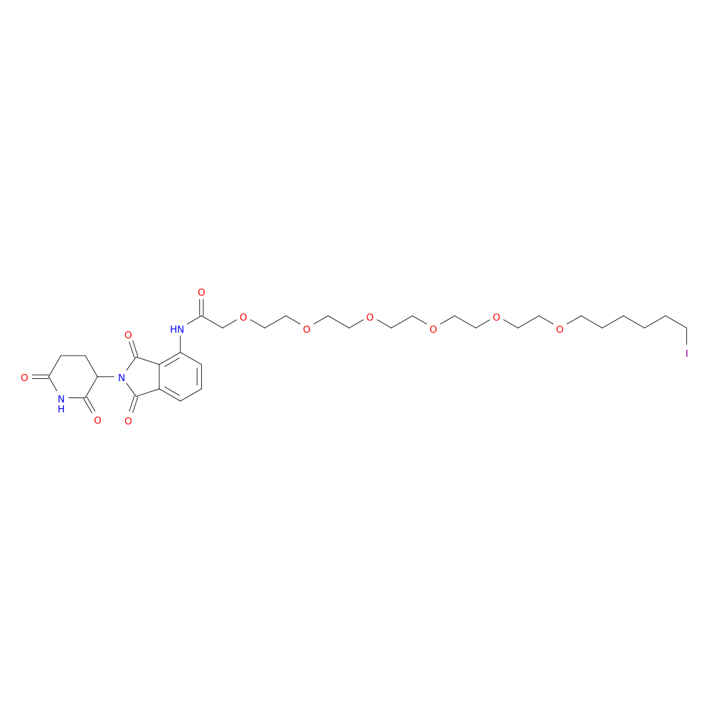 Pomalidomide-PEG6-butyl Iodide