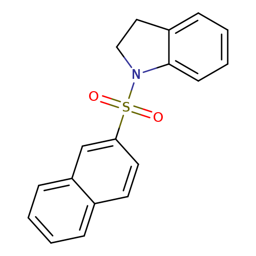 1-(naphthalene-2-sulfonyl)-2,3-dihydro-1H-indole