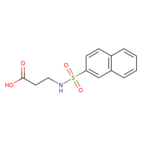 3-(naphthalene-2-sulfonamido)propanoic acid