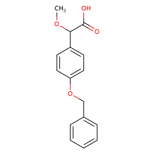 2-[4-(benzyloxy)phenyl]-2-methoxyacetic acid