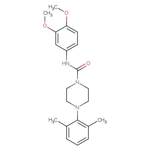 N-(3,4-dimethoxyphenyl)-4-(2,6-dimethylphenyl)piperazine-1-carboxamide