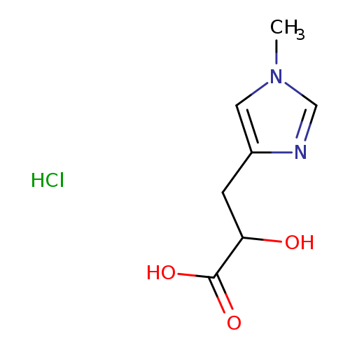 2-hydroxy-3-(1-methyl-1H-imidazol-4-yl)propanoic acid hydrochloride