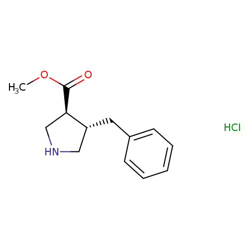 rac-methyl(3R,4R)-4-benzylpyrrolidine-3-carboxylatehydrochloride,trans