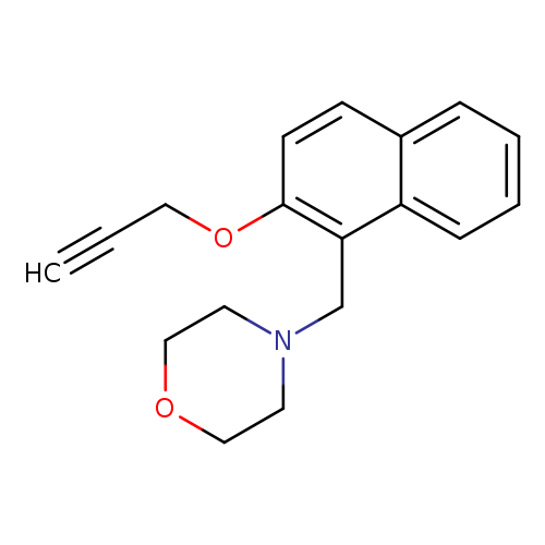 4-{[2-(prop-2-yn-1-yloxy)naphthalen-1-yl]methyl}morpholine