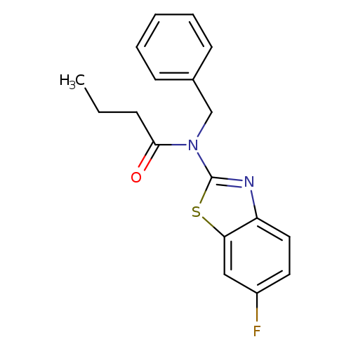 N-benzyl-N-(6-fluoro-1,3-benzothiazol-2-yl)butanamide