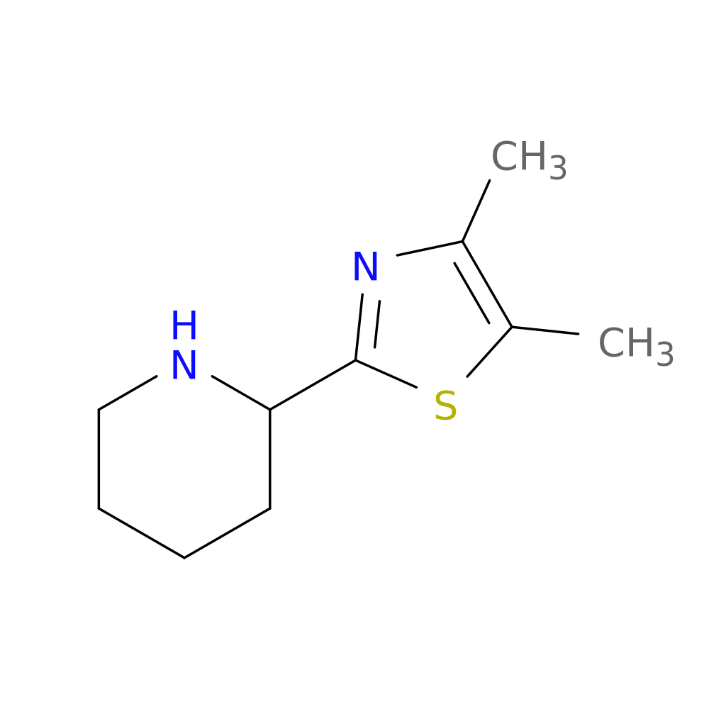2-(dimethyl-1,3-thiazol-2-yl)piperidine