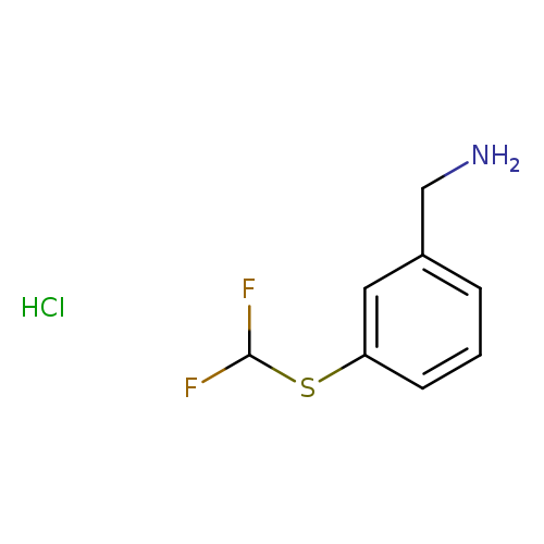 {3-[(difluoromethyl)sulfanyl]phenyl}methanamine hydrochloride