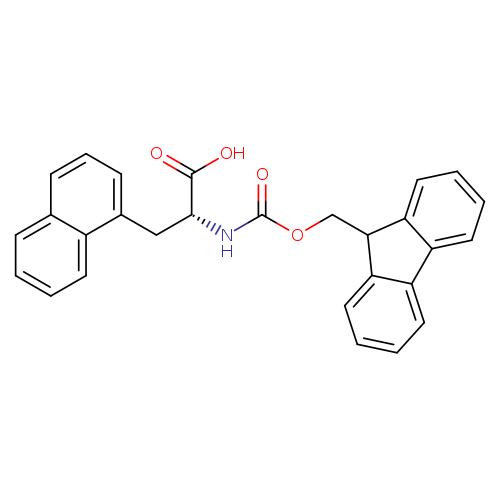 1-Naphthalenepropanoic acid, α-[[(9H-fluoren-9-ylmethoxy)carbonyl]amino]-, (αR)-