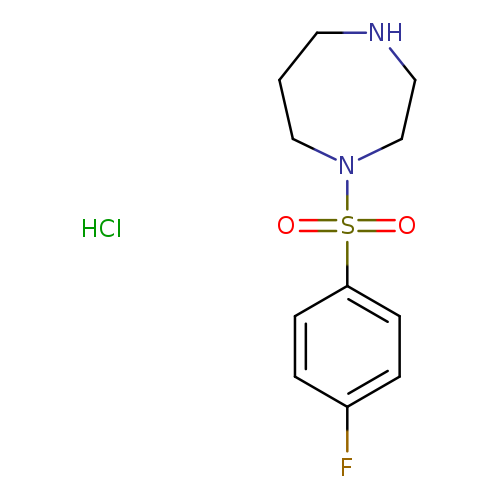1-(4-fluorobenzenesulfonyl)-1,4-diazepane hydrochloride