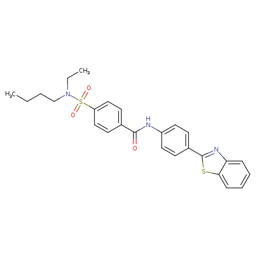 N-[4-(1,3-benzothiazol-2-yl)phenyl]-4-[butyl(ethyl)sulfamoyl]benzamide