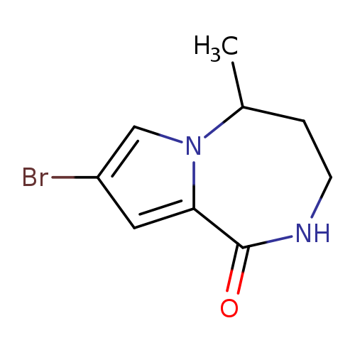 8-bromo-5-methyl-1H,2H,3H,4H,5H-pyrrolo[1,2-a][1,4]diazepin-1-one