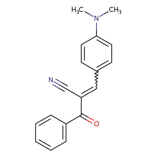 (2E)-2-[(E)-benzoyl]-3-[4-(dimethylamino)phenyl]prop-2-enenitrile
